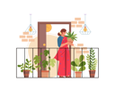 پیش‌نمایش فایل lady-doing-gardening-2529321 از پک تم هندی