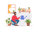 پیش‌نمایش فایل man-watering-plants-2529309 از پک تم هندی