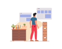 پیش‌نمایش فایل employee-working-in-the-office-2529191 از پک تم هندی