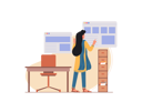پیش‌نمایش فایل lady-employee-working-in-the-office-2529193 از پک تم هندی