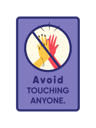 پیش‌نمایش فایل do-not-touch-anyone-2691886 از پک نشان‌های کووید-۱۹