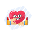 پیش‌نمایش فایل funny-heart-3181529 از پک ولنتاین