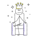 پیش‌نمایش فایل king-stickman-3330865 از پک آدم‌ک چوبی