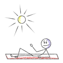 پیش‌نمایش فایل stickman-enjoying-summer-3330851 از پک آدم‌ک چوبی
