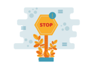 پیش‌نمایش فایل stop-4085826 از پک حالت‌های خالی (UI)