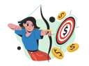 پیش‌نمایش فایل woman-trying-to-achieve-investment-goal-4613254 از پک بازار سهام و معاملات