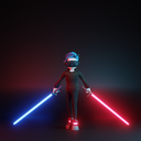پیش‌نمایش فایل boy-playing-vr-sword-game-5404751 از پک جهان واقعیت مجازی