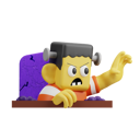 پیش‌نمایش فایل frankenstein-jr-6537215 از پک هالووین