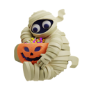 پیش‌نمایش فایل mummy-with-candies-6537220 از پک هالووین
