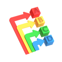 پیش‌نمایش فایل alphabet-chart-3814114 از پک اینفوگرافیک سه‌بعدی