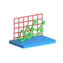 پیش‌نمایش فایل line-chart-growth-3814121 از پک اینفوگرافیک سه‌بعدی
