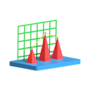 پیش‌نمایش فایل mountain-chart-3814631 از پک اینفوگرافیک سه‌بعدی