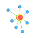 پیش‌نمایش فایل network-chart-3814113 از پک اینفوگرافیک سه‌بعدی