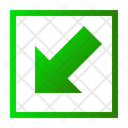 پیش‌نمایش فایل down-left-arrow-10695747 از پک پیکان