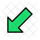 پیش‌نمایش فایل down-left-arrow-10695929 از پک پیکان