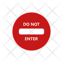 پیش‌نمایش فایل do-not-enter-11926736 از پک علائم و نمادها