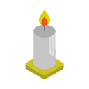 پیش‌نمایش فایل candle-10715416 از پک عناصر ایزومتریک