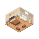 پیش‌نمایش فایل bedroom-10715582 از پک ساختمان و اتاق‌ها