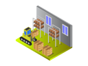 پیش‌نمایش فایل lifting-machine-arranging-boxes-2811857 از پک انبار