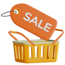 پیش‌نمایش فایل sale-tag-with-shopping-basket-6743835 از پک تجارت الکترونیک