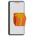 پیش‌نمایش فایل smartphone-with-gift-box-6743839 از پک تجارت الکترونیک