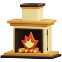 پیش‌نمایش فایل fireplace-6959571 از پک زمستان