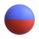 پیش‌نمایش فایل hemi-shaded-sphere-4741928 از پک اشیاء هندسی