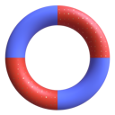 پیش‌نمایش فایل semi-shaded-donut-4741918 از پک اشیاء هندسی