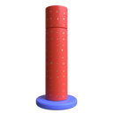 پیش‌نمایش فایل tall-cylinder-on-platform-4741935 از پک اشیاء هندسی