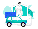 پیش‌نمایش فایل man-doing-insurance-analysis-10169504 از پک بیمه خودرو
