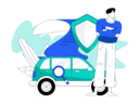 پیش‌نمایش فایل man-find-insurance-paper-10169505 از پک بیمه خودرو