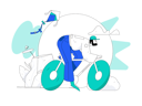 پیش‌نمایش فایل man-riding-cycle-10235590 از پک بهار