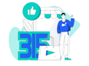 پیش‌نمایش فایل man-doing-online-shopping-10243257 از پک فعالیت‌های کسب‌وکار
