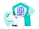 پیش‌نمایش فایل man-shopping-online-10243250 از پک فعالیت‌های کسب‌وکار