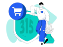 پیش‌نمایش فایل online-secure-shopping-10243255 از پک فعالیت‌های کسب‌وکار