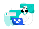 پیش‌نمایش فایل girl-working-on-laptop-10248181 از پک استارتاپ کسب و کار