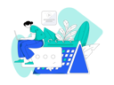 پیش‌نمایش فایل girl-working-with-work-schedule-10248188 از پک استارتاپ کسب و کار