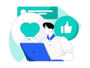 پیش‌نمایش فایل man-working-on-laptop-10248179 از پک استارتاپ کسب و کار