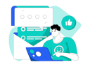 پیش‌نمایش فایل man-working-on-laptop-and-checking-mail-10248176 از پک استارتاپ کسب و کار