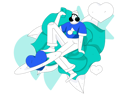 پیش‌نمایش فایل girl-holding-mobile-10248324 از پک روز زن