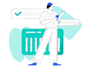پیش‌نمایش فایل man-holding-mobile-and-doing-online-analysis-10248158 از پک کسب و کار