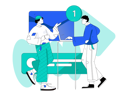 پیش‌نمایش فایل young-two-mes-discussion-about-business-10248159 از پک کسب و کار