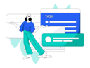 پیش‌نمایش فایل girl-with-work-task-10248138 از پک مبانی کسب‌وکار