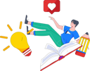 پیش‌نمایش فایل boy-flying-with-book-10745634 از پک فعالیت مدرسه