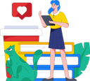 پیش‌نمایش فایل girl-reading-book-with-her-cat-10745643 از پک فعالیت مدرسه