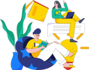 پیش‌نمایش فایل siblings-studying-at-home-10745640 از پک فعالیت مدرسه
