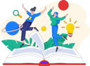 پیش‌نمایش فایل female-students-with-books-10745617 از پک فعالیت مدرسه