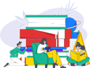 پیش‌نمایش فایل siblings-studying-together-at-home-10745604 از پک فعالیت مدرسه