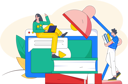 پیش‌نمایش فایل students-getting-online-school-educationat-home-10745607 از پک فعالیت مدرسه