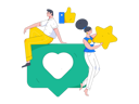 پیش‌نمایش فایل people-giving-feedback-10745145 از پک امتیازها و بازخوردها